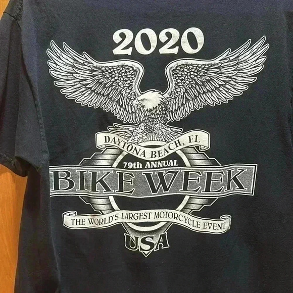 Bike week, 2020 T-shirt size large - Picture 4 of 4